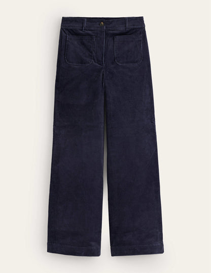 Westbourne Corduroy Pants-Navy