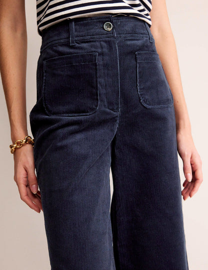 Westbourne Corduroy Pants-Navy