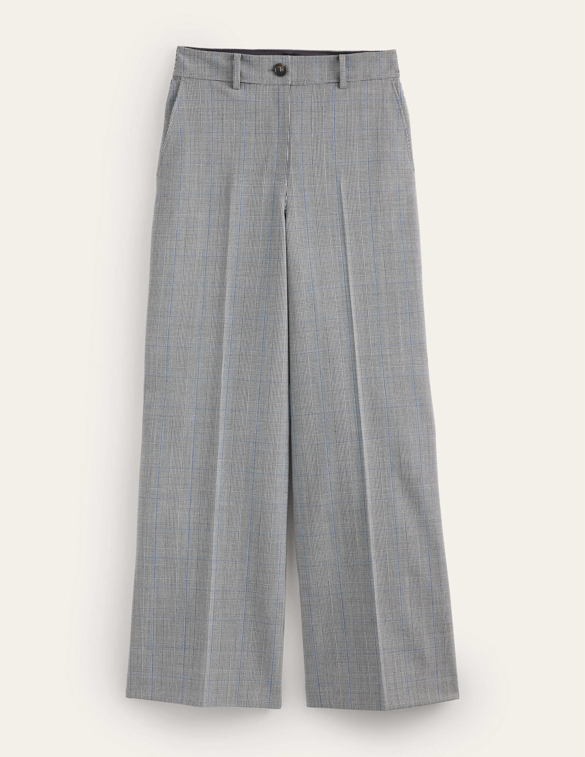 Westbourne Wool Blend Pants-Ivory, Charcoal and Blue Pow - Image 5