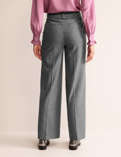 Westbourne Wool Pants-Charcoal Marl-3