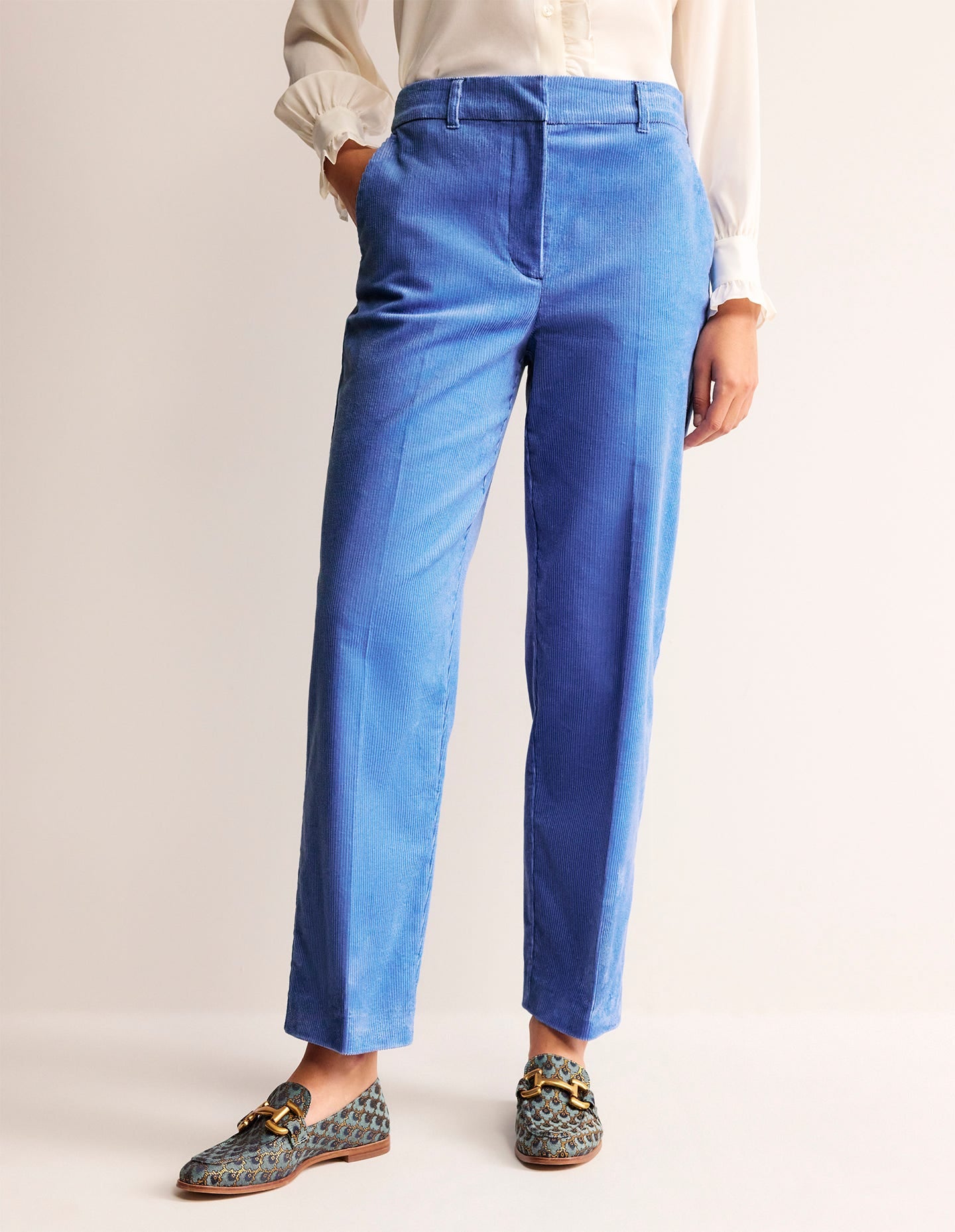 Kew Cord Pants-Marina - Image 4