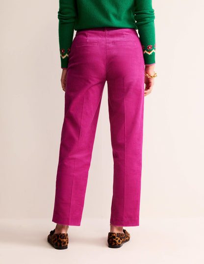 Kew Cord Pants-Magenta