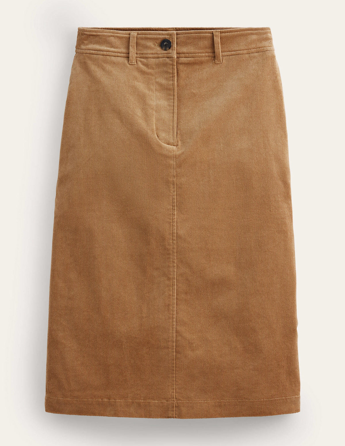 Margot Cord Midi Skirt-Camel - Image 5