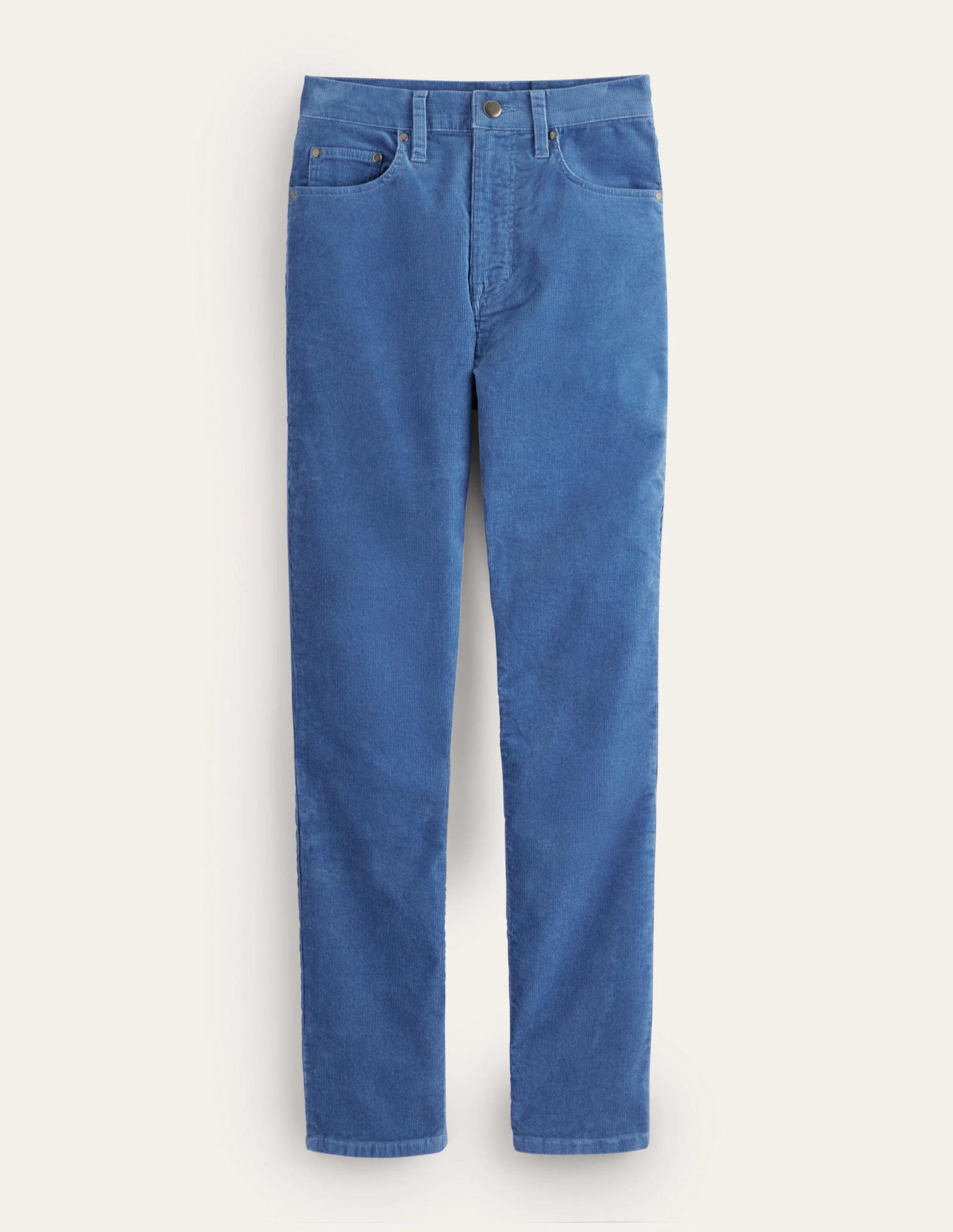 5 Pocket Cord Slim Jeans-Azure-7