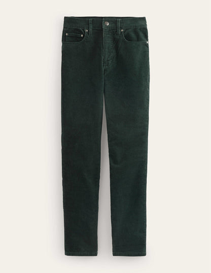 5 Pocket Cord Slim Jeans-Chatsworth Green