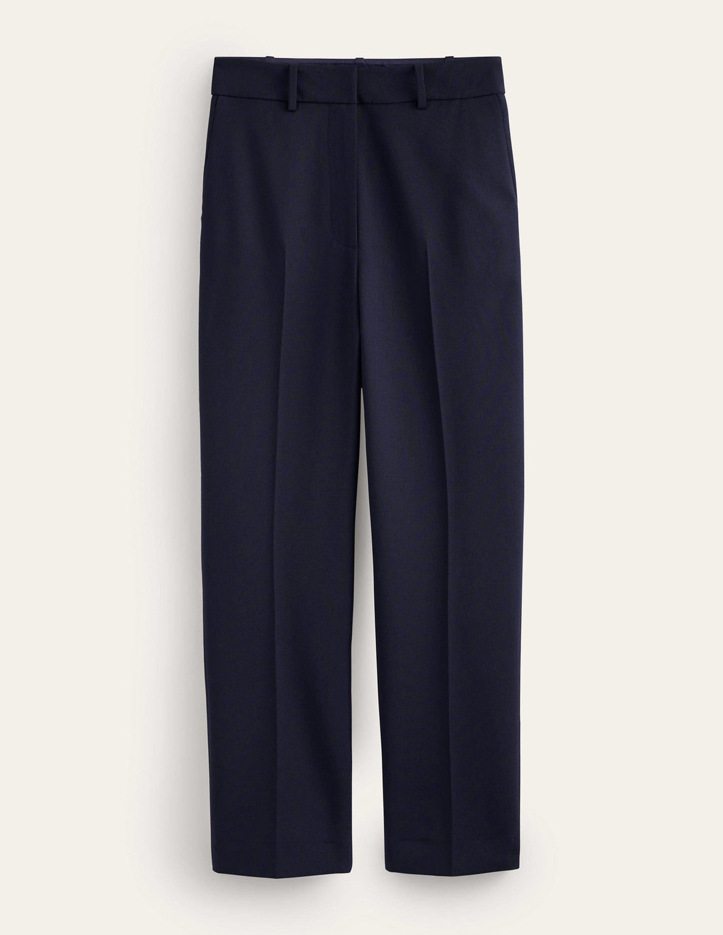 Kew Wool-Twill Pants-Navy