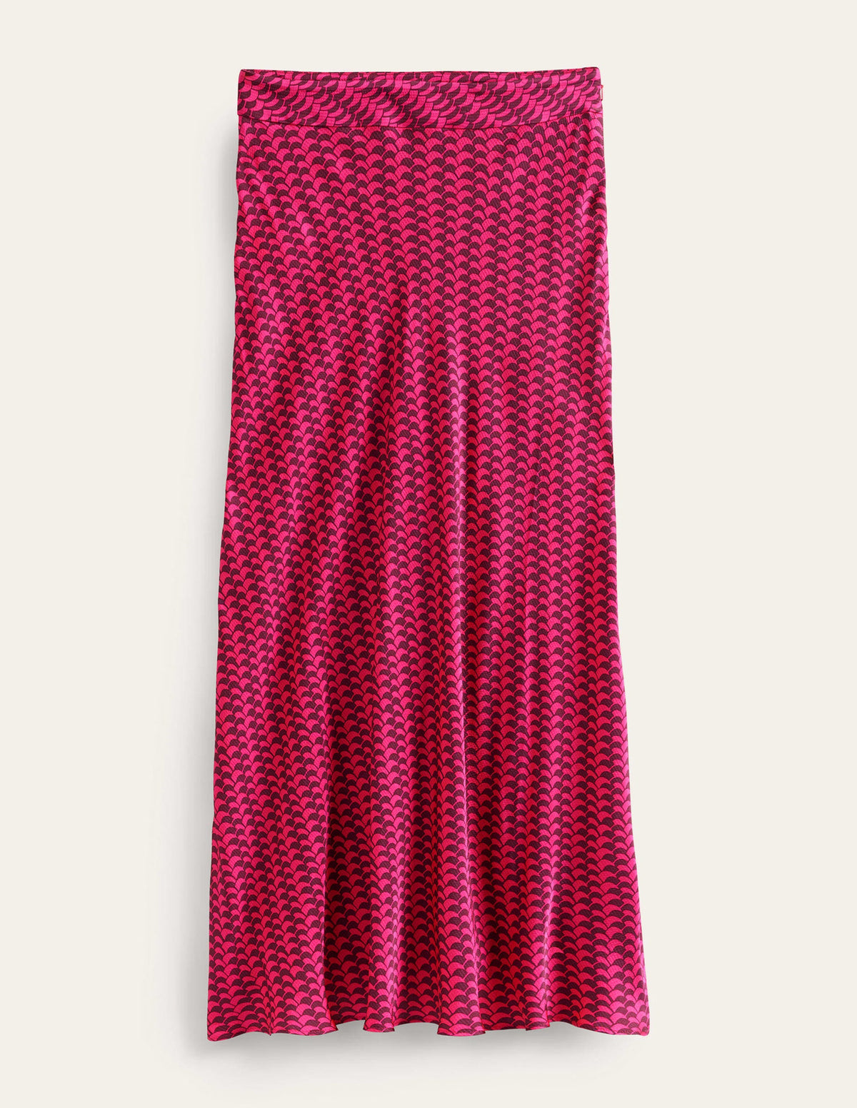 Cecelia Midi Skirt-Vibrant Pink, Geo Fall - Image 6