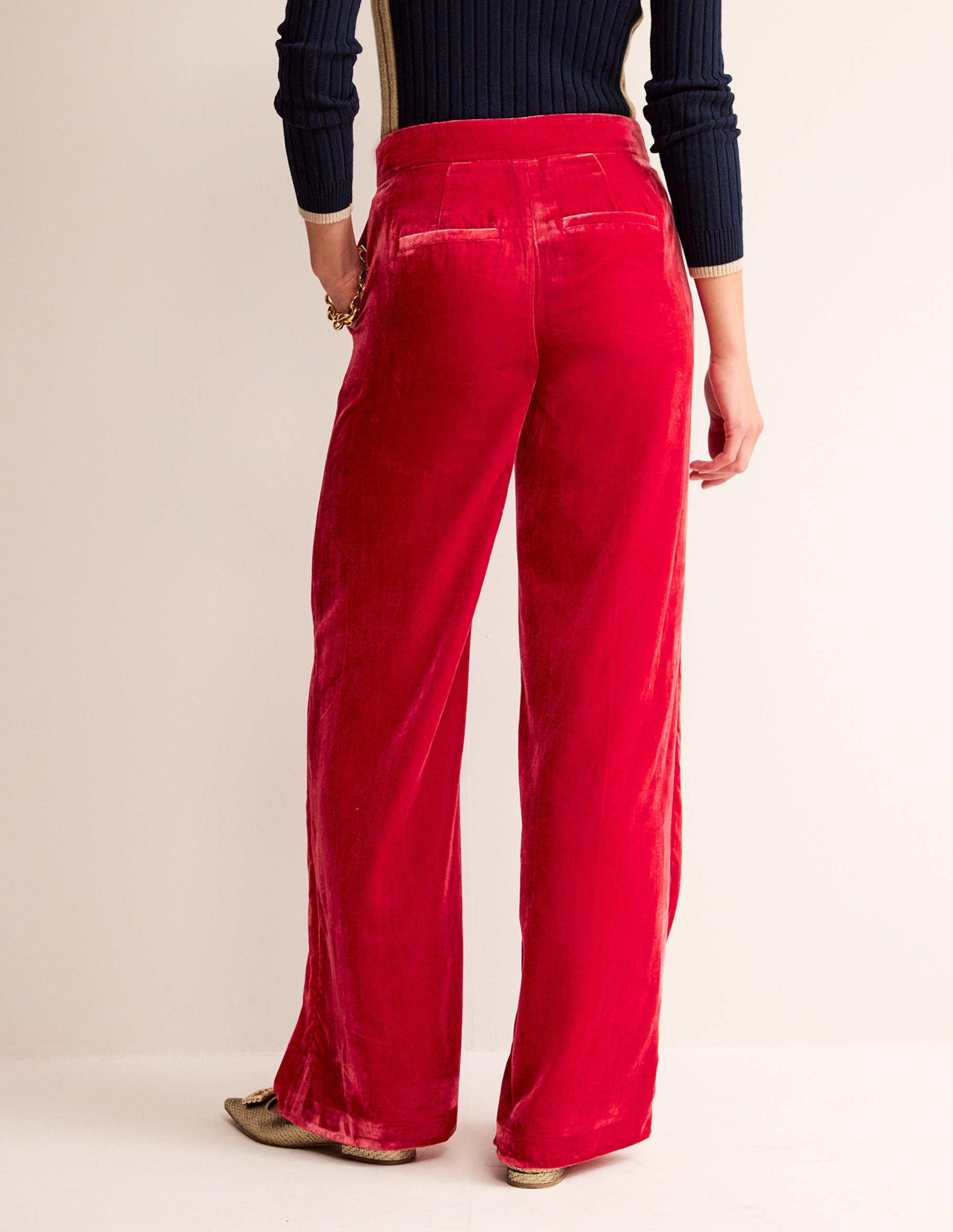 Westbourne Velvet Pants-Salsa-3