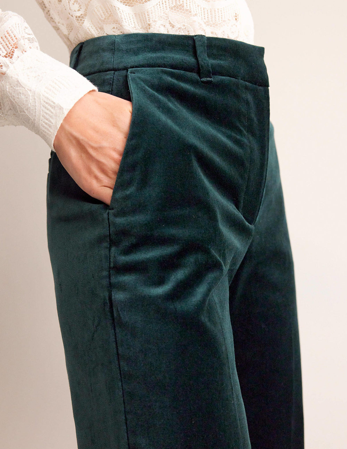 Kew Velvet Pants-Trekking Green - Image 2