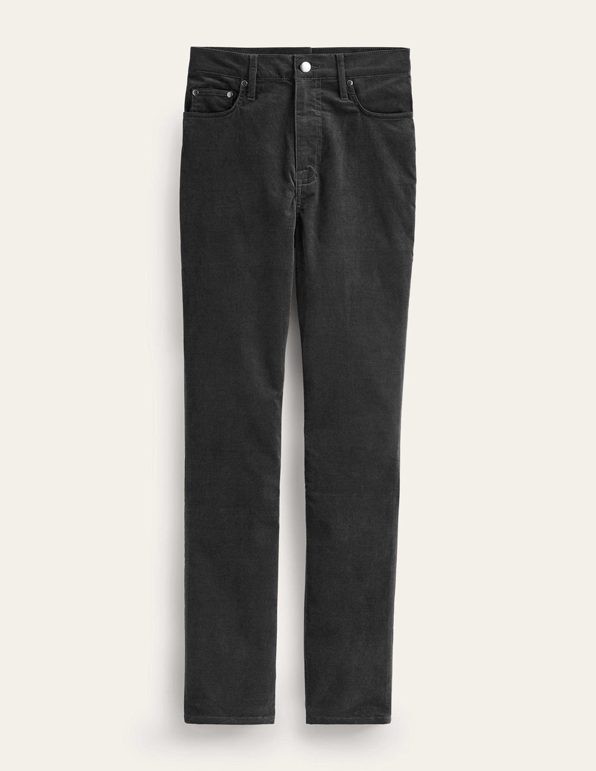 Velveteen 5 Pocket Jeans-Asphalt-6