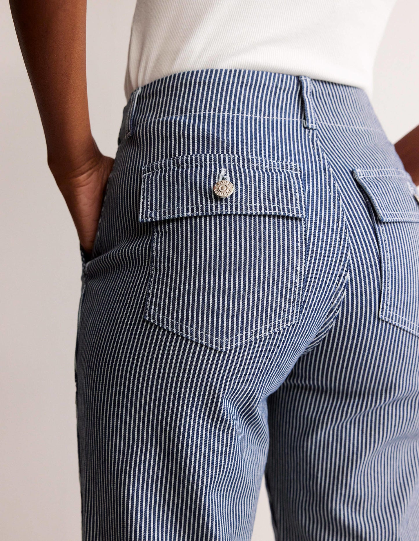 Kensington Casual Pants-Stripe