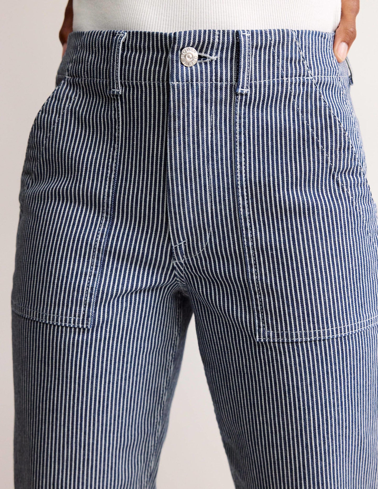 Kensington Casual Pants-Stripe