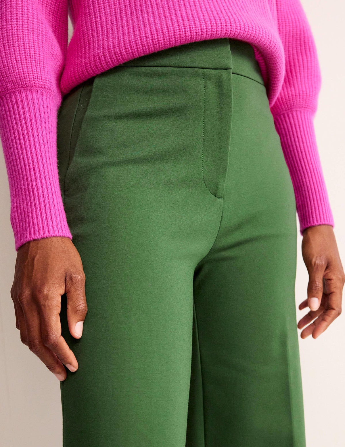 Westbourne Ponte Pants-Winter Green-2