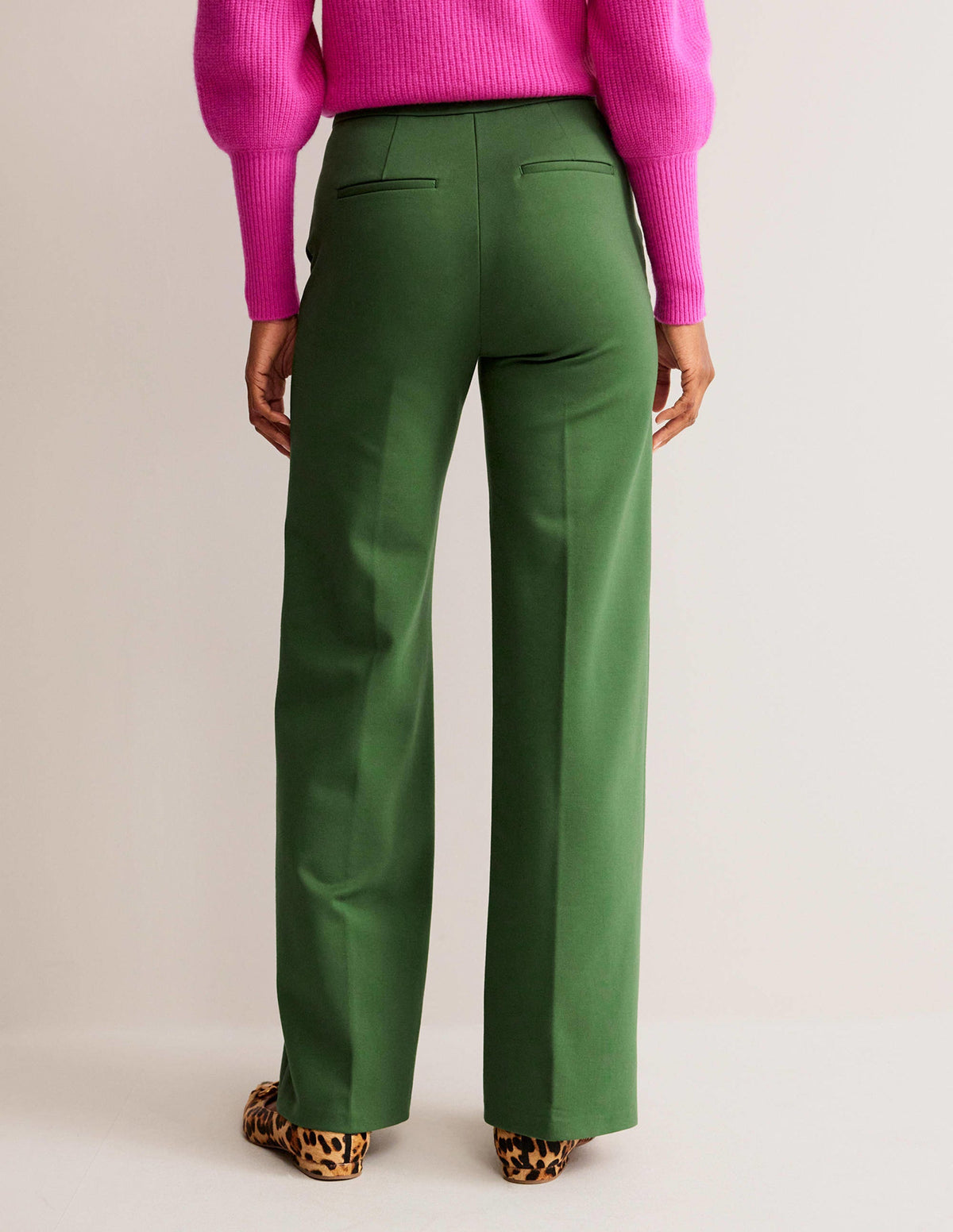 Westbourne Ponte Pants-Winter Green-3
