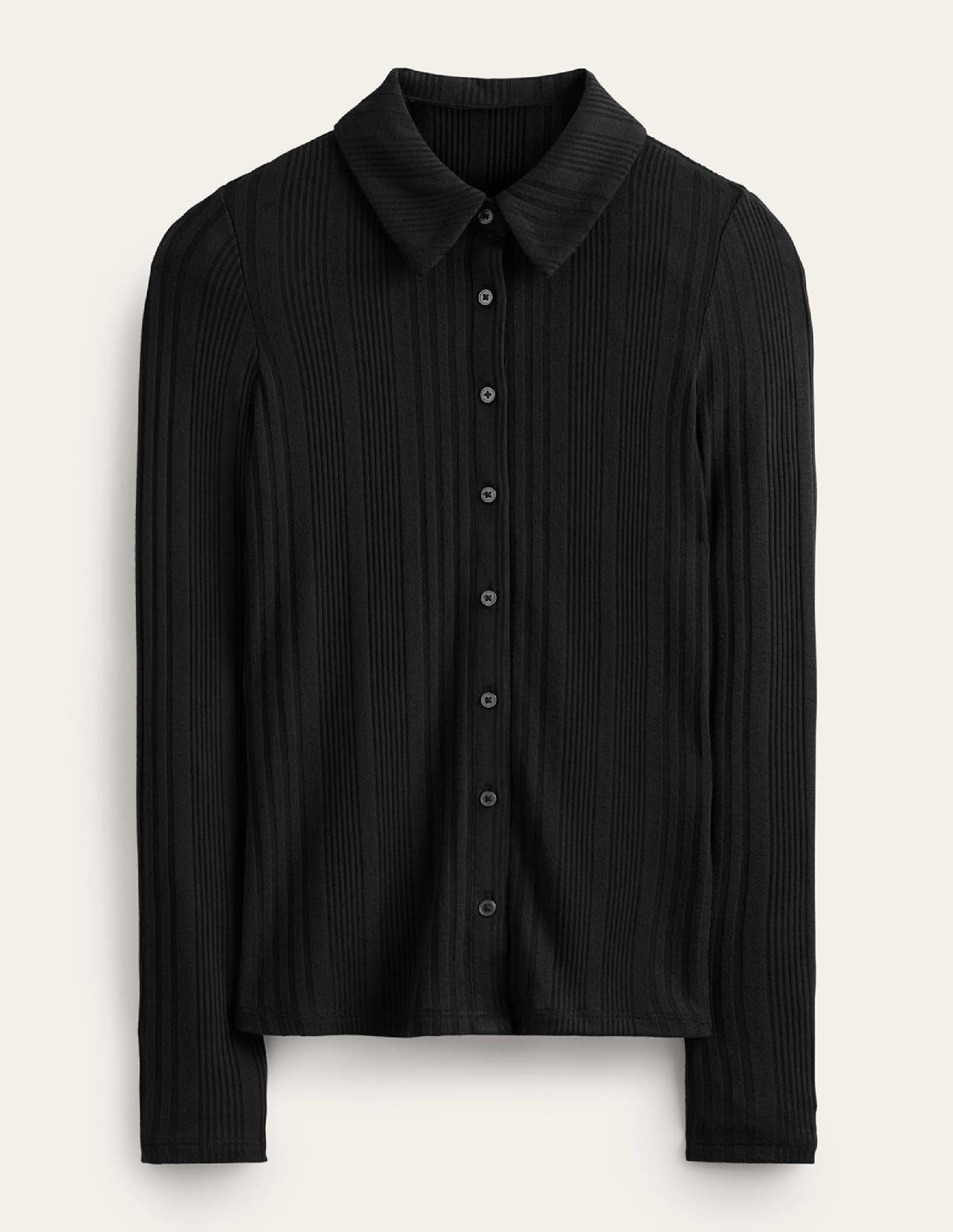 Charlotte Jersey Shirt-Black - Image 5