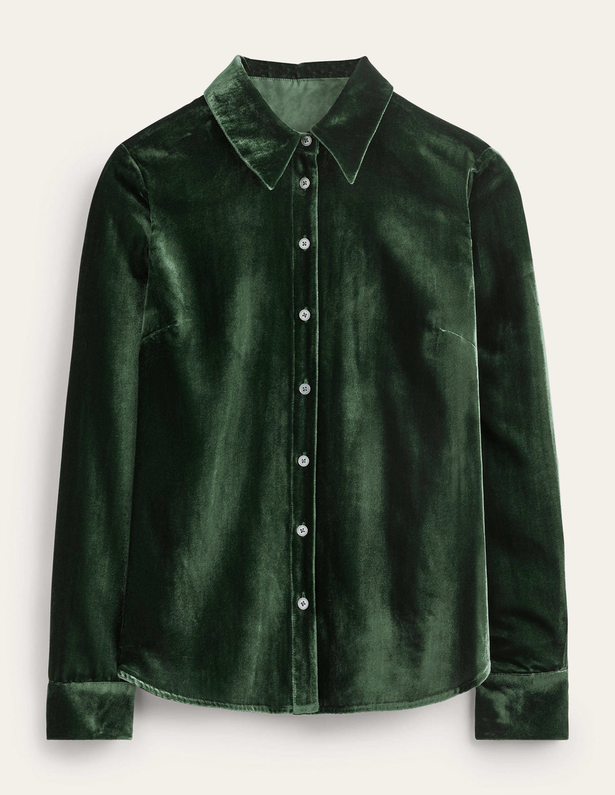 Sienna Velvet Shirt-Chatsworth Green-6