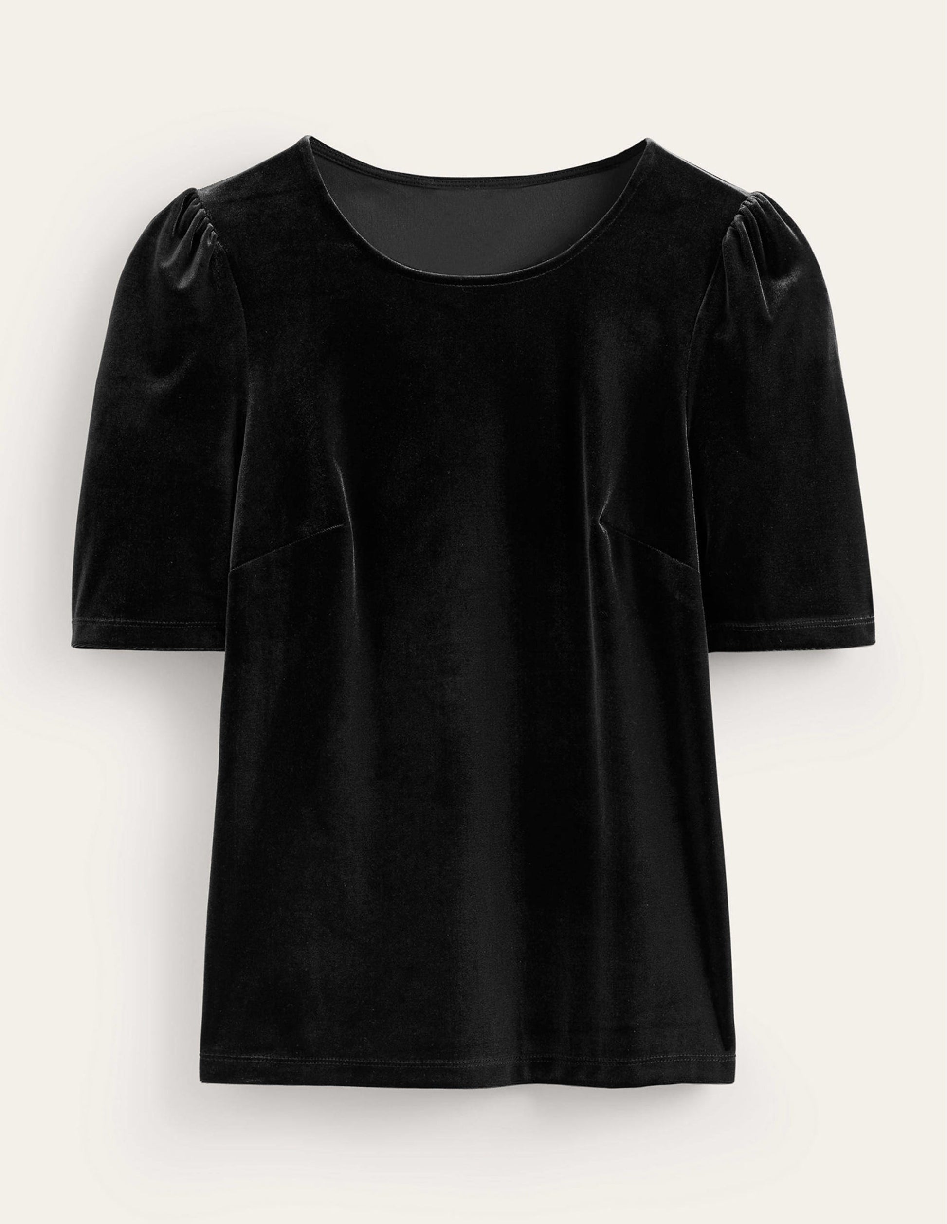 Velvet Party T-shirt-Black-5