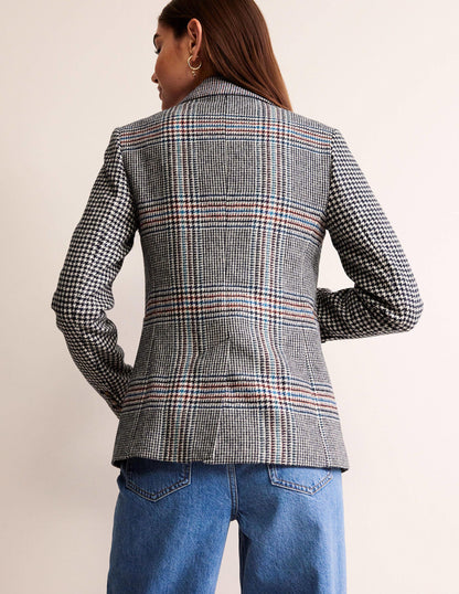 Marylebone Tweed Blazer-Hotchpotch Check