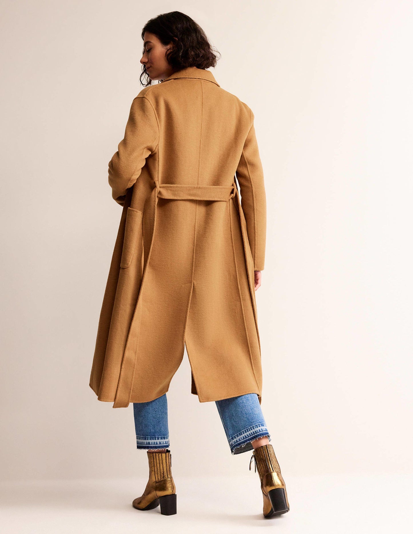 Bristol Wool-Blend Coat-Camel