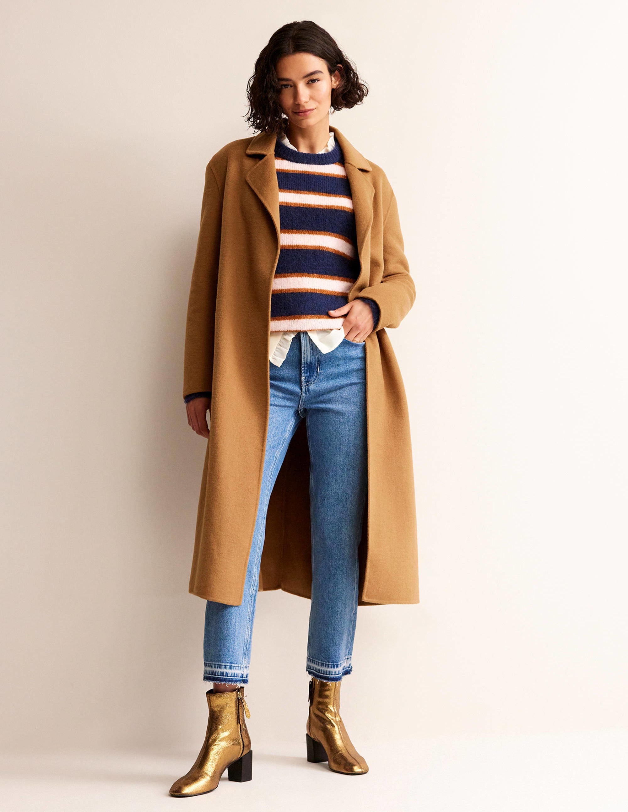Bristol Wool-Blend Coat-Camel - Image 4