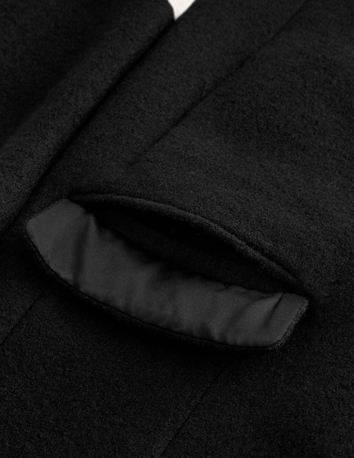 Canterbury Textured Coat-Black - Image 5