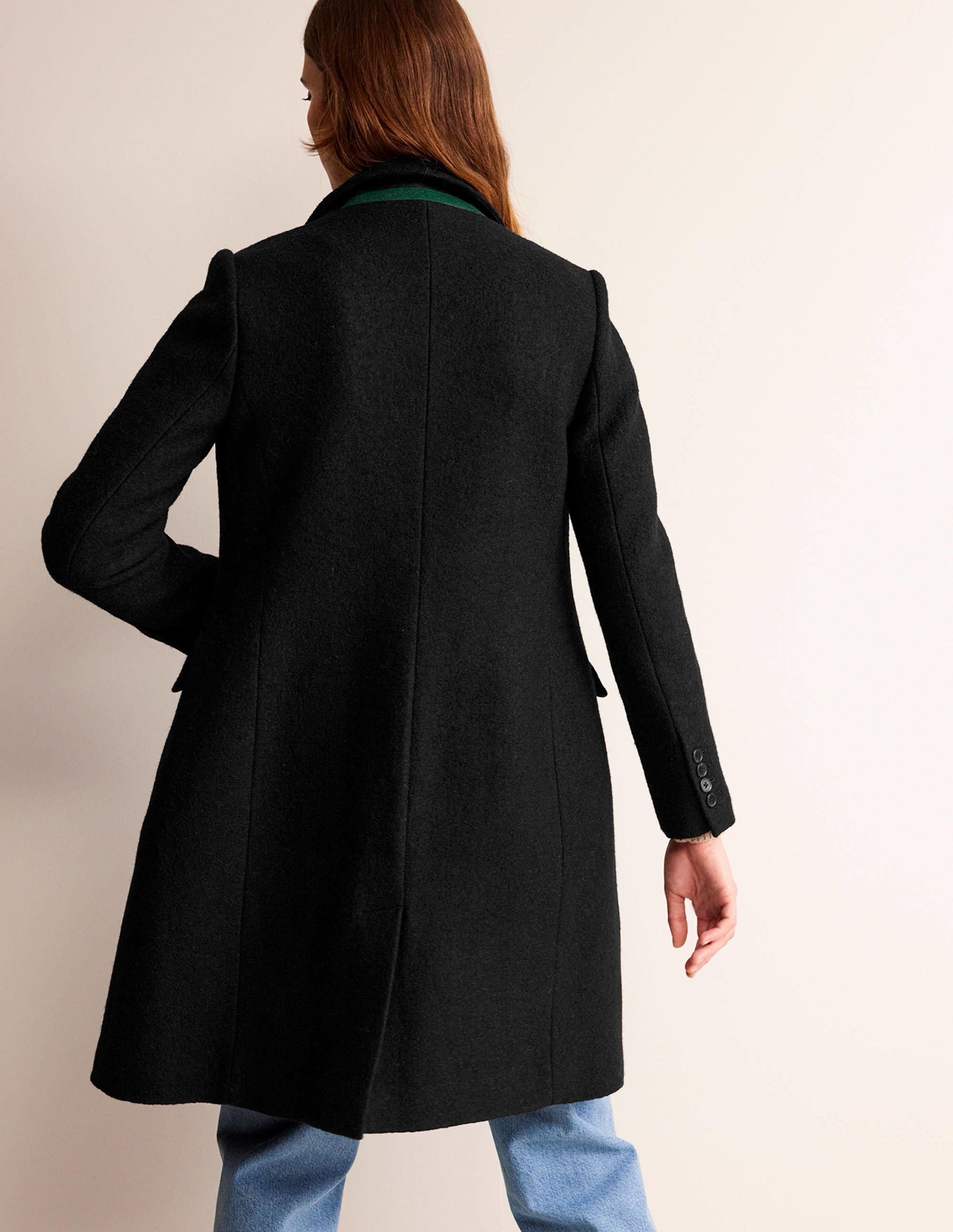 Canterbury Textured Coat-Black - Image 3