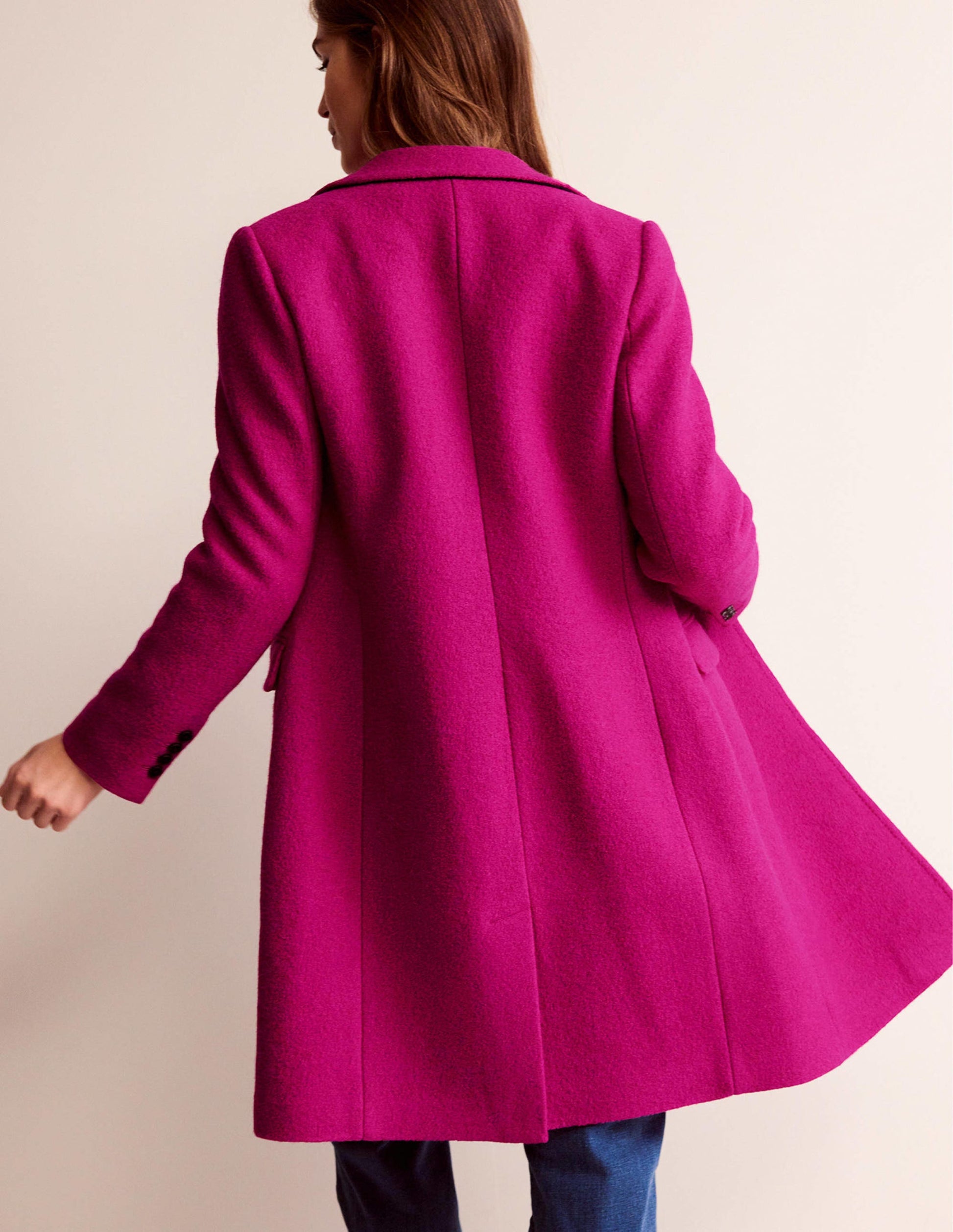 Canterbury Textured Coat-Magenta-3