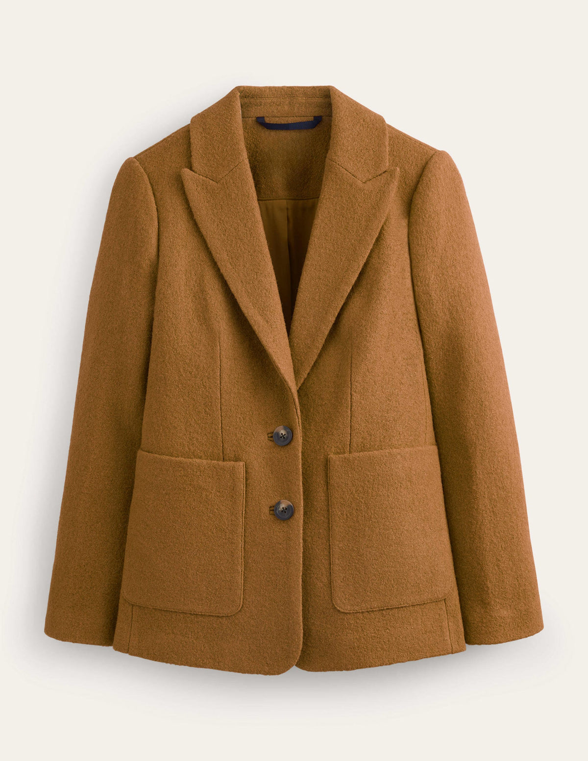 The Marylebone Textured Blazer-Camel - Image 8