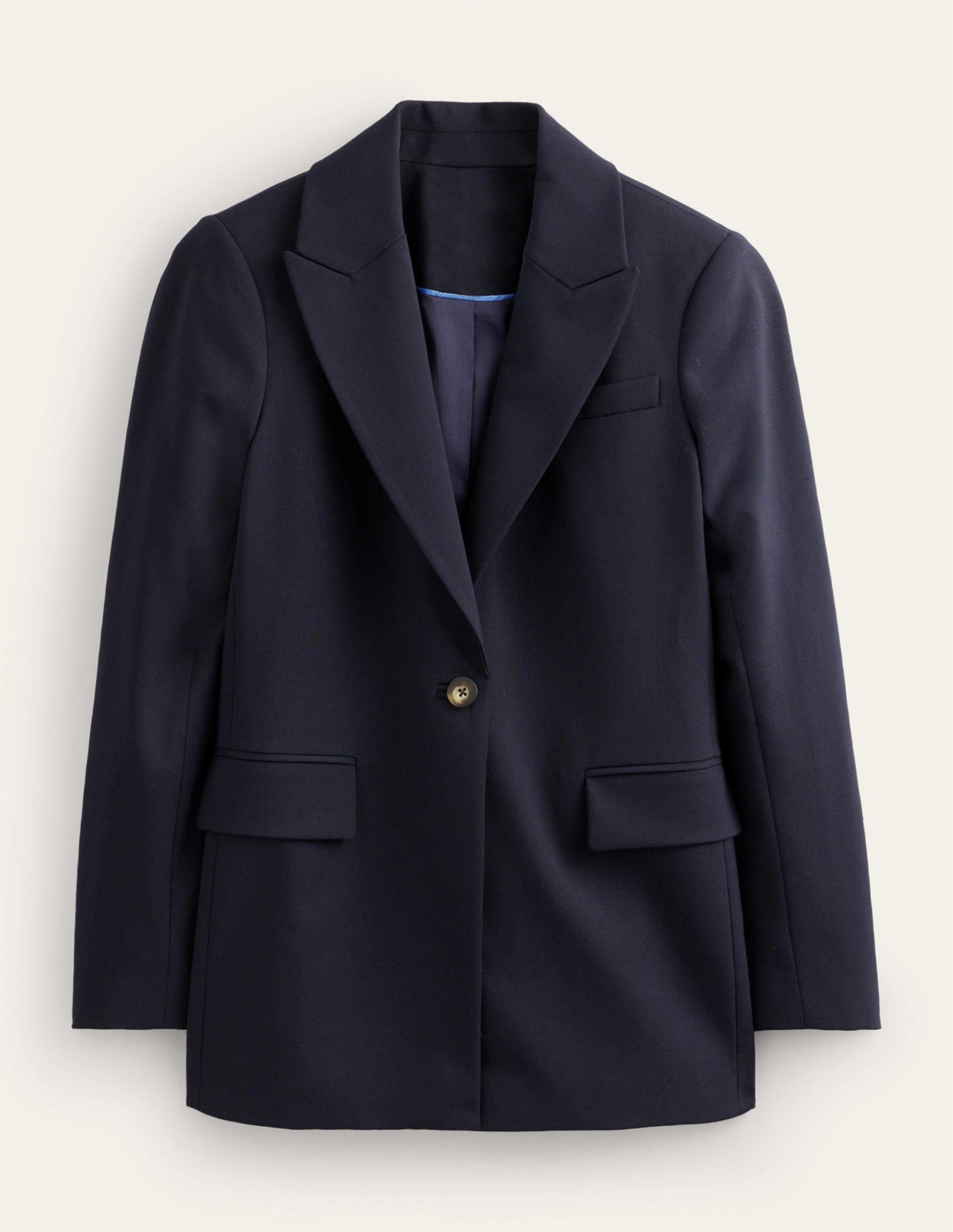 Bloomsbury Wool Blazer-Navy-6