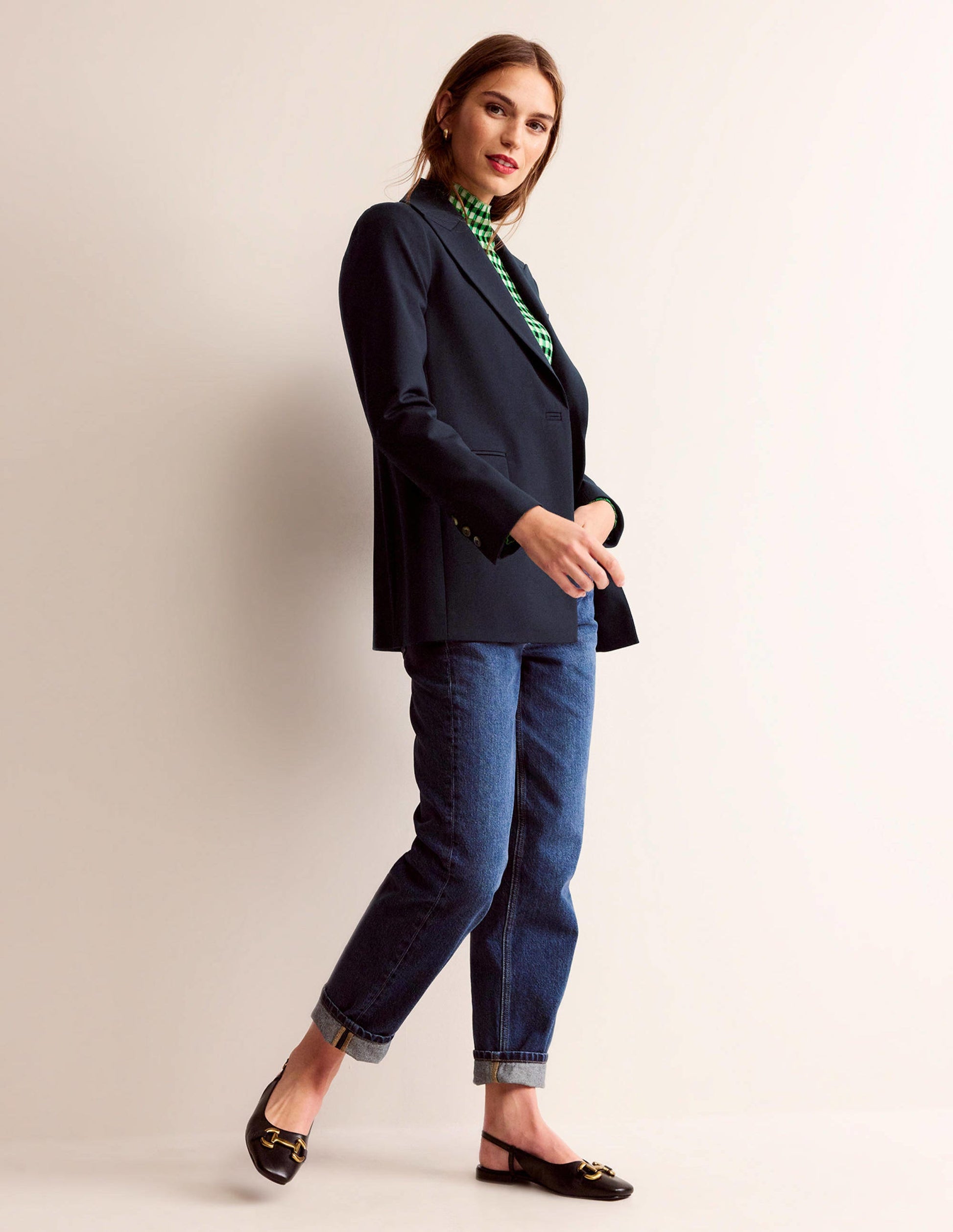 Bloomsbury Wool Blazer-Navy-5