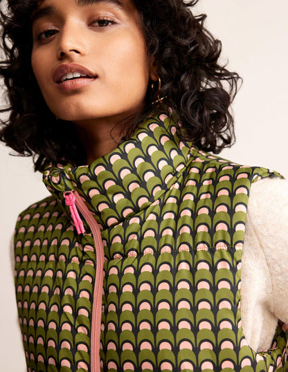 Fife Quilted Vest-Chalky Pink, Geo Charm-2