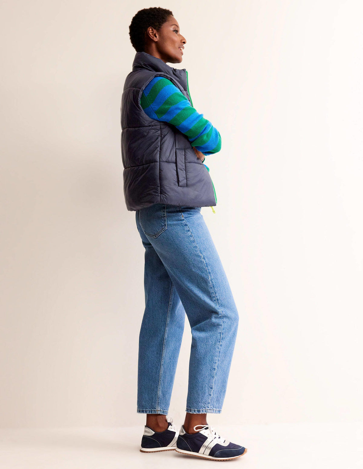 Fife Quilted Vest-Navy-5
