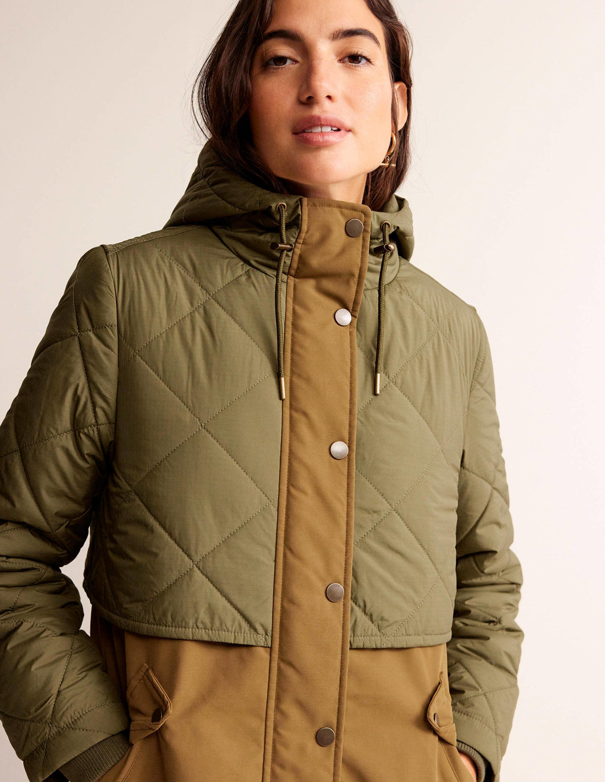 Quilted Parka-Khaki - Image 3