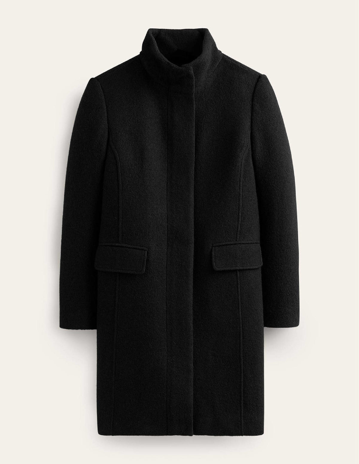 Winchester Textured Coat-Black - Image 6