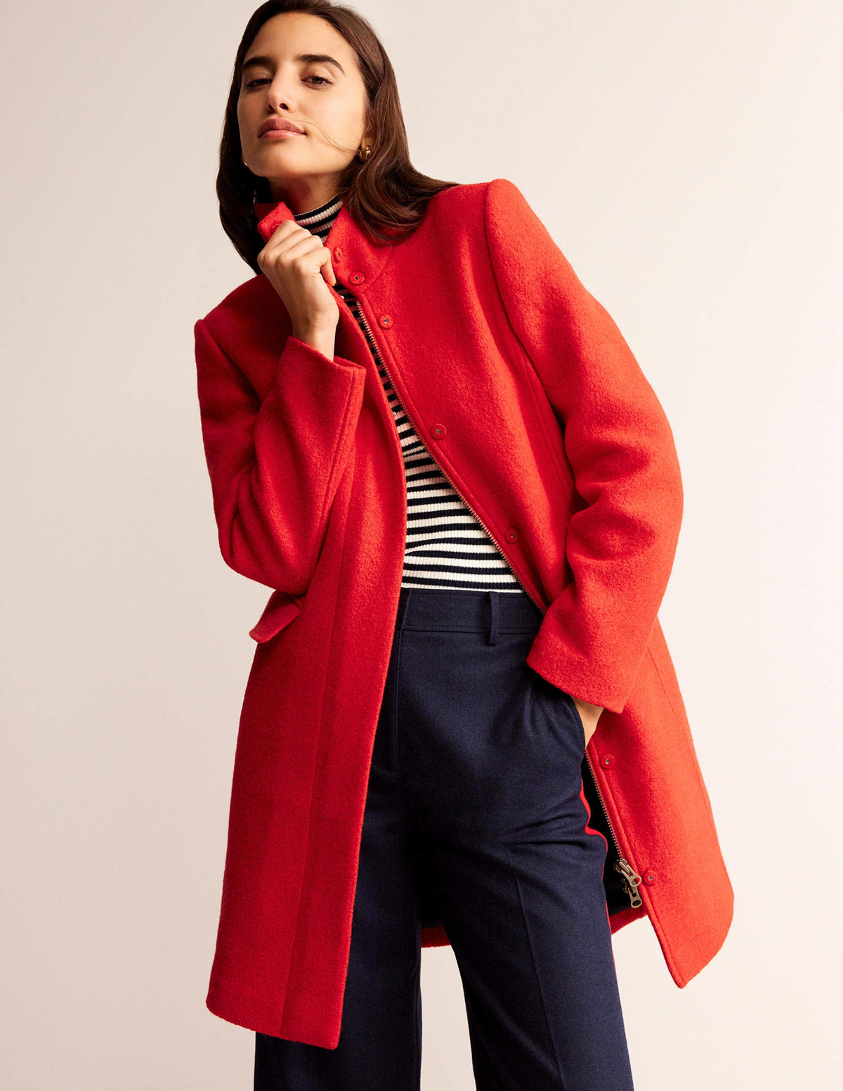 Winchester Textured Coat-Hot Pepper - Image 1