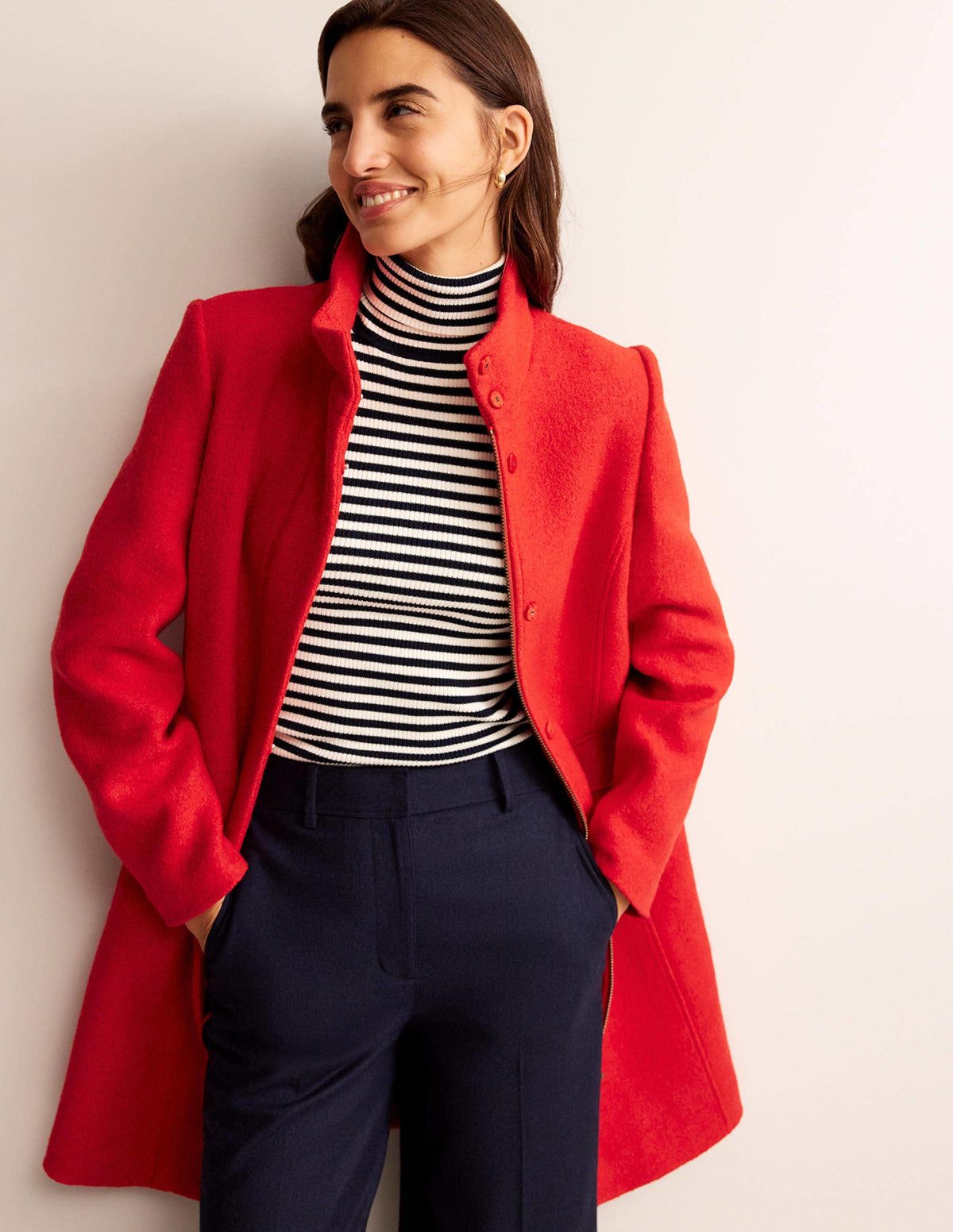 Winchester Textured Coat-Hot Pepper - Image 4