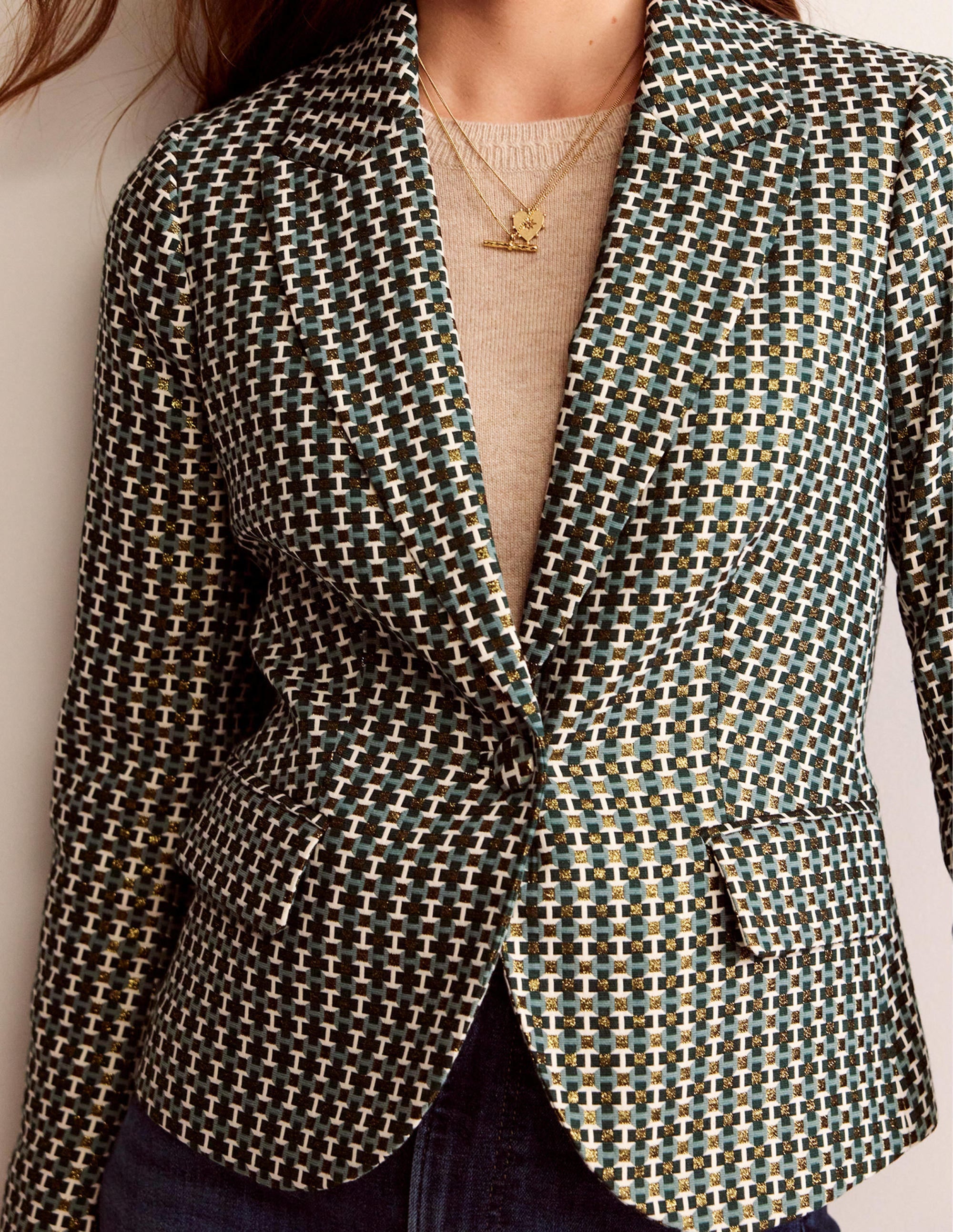 Canonbury Jacquard Blazer-JACQUARD - Image 2