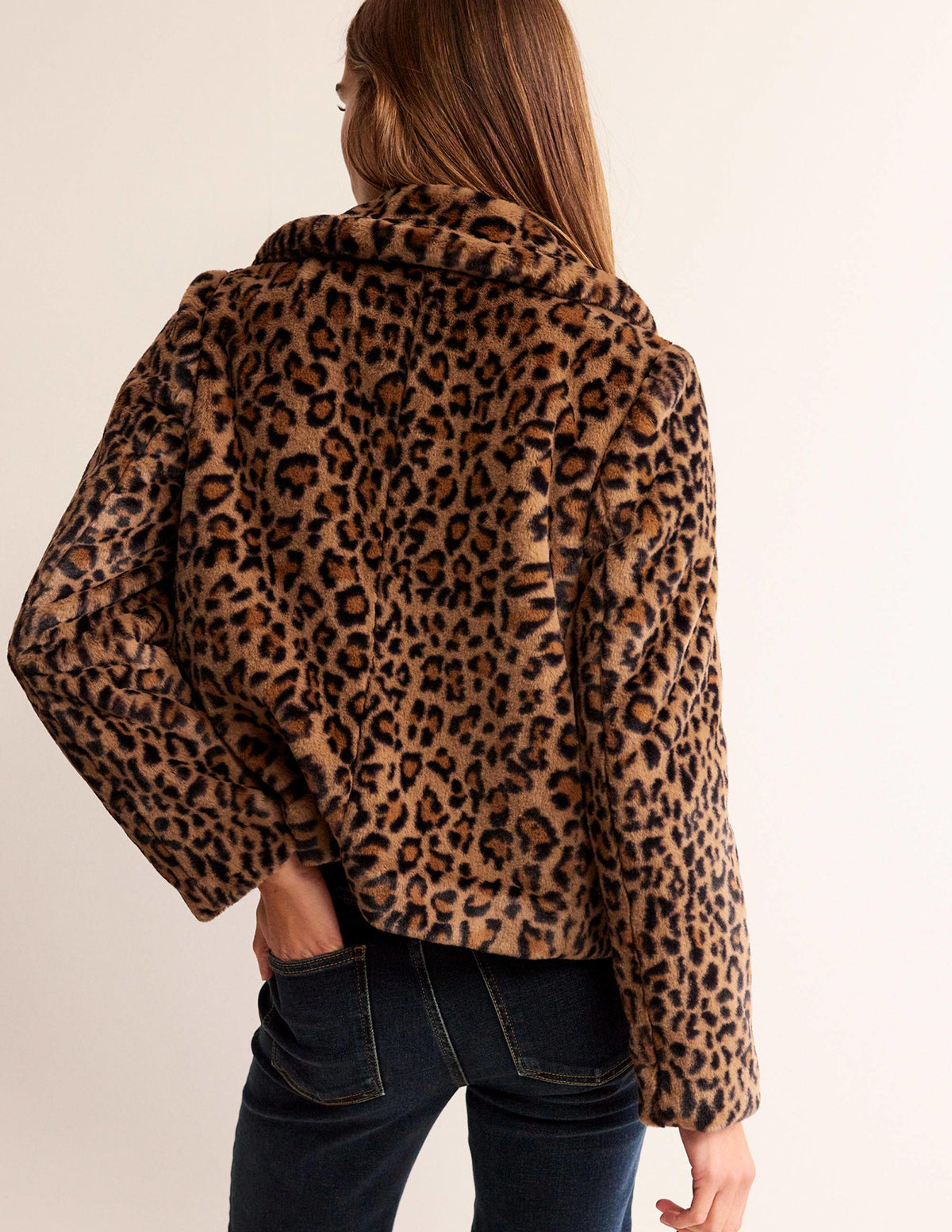 York Faux-Fur Coat-Leopard - Image 3