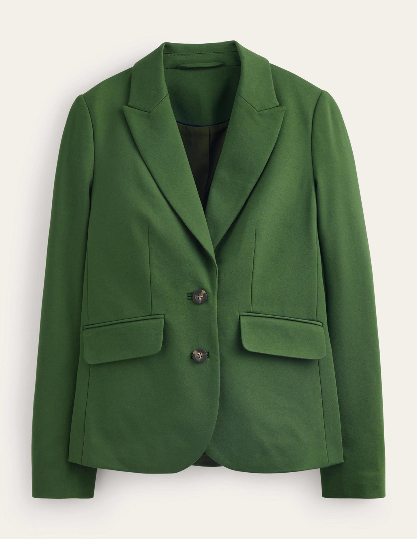 Marylebone Ponte Blazer-Winter Green