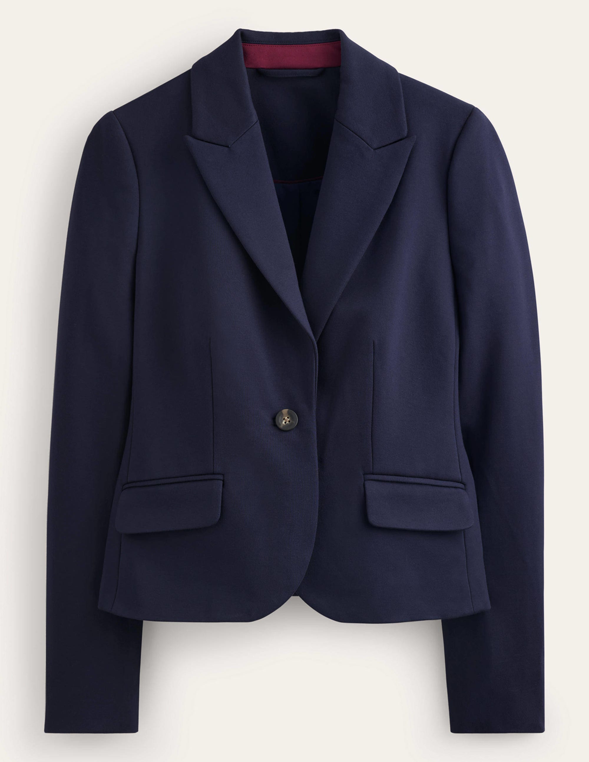 Canonbury Ponte Blazer-Navy - Image 5