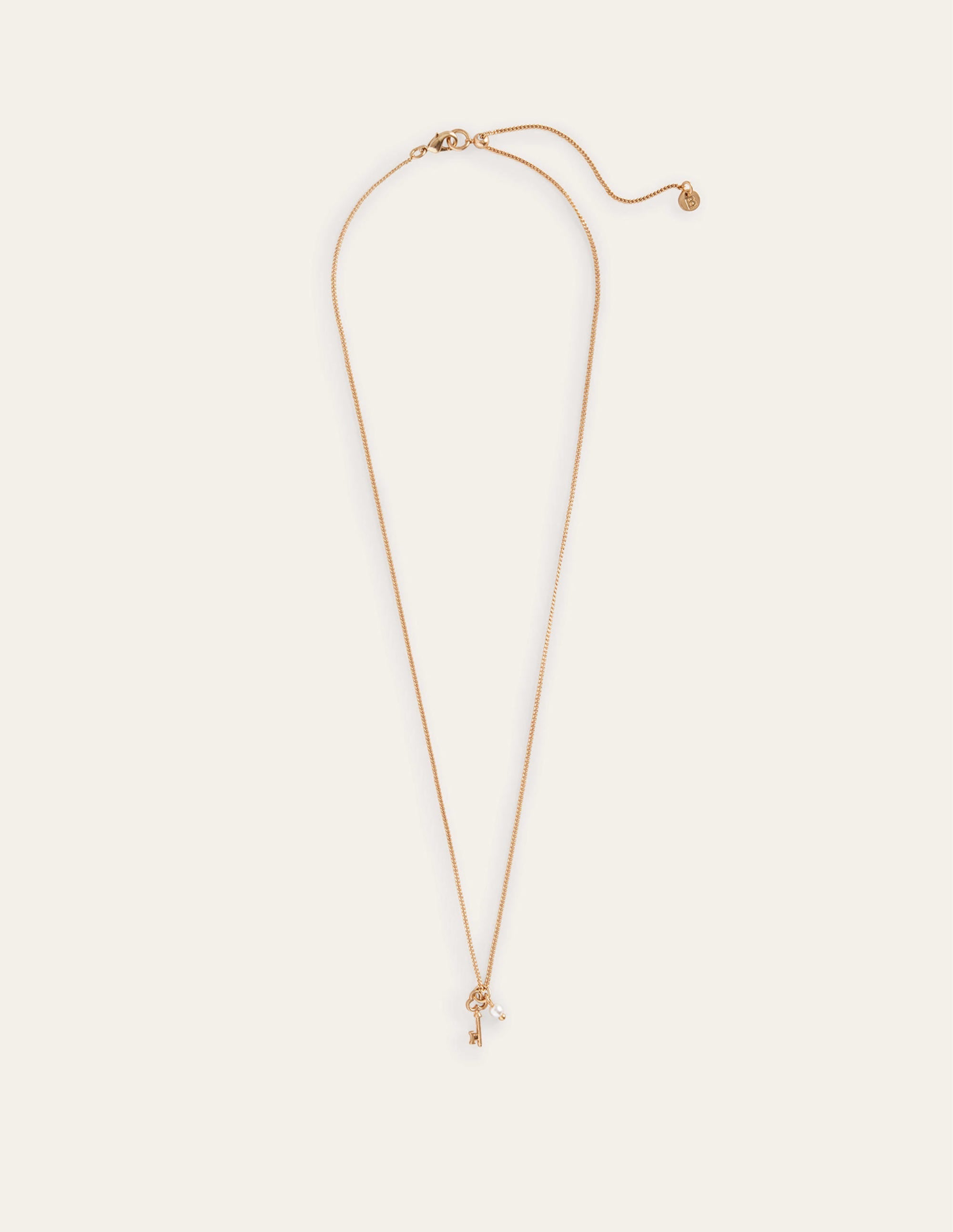 Charm Pendant Necklace-Key - Image 2