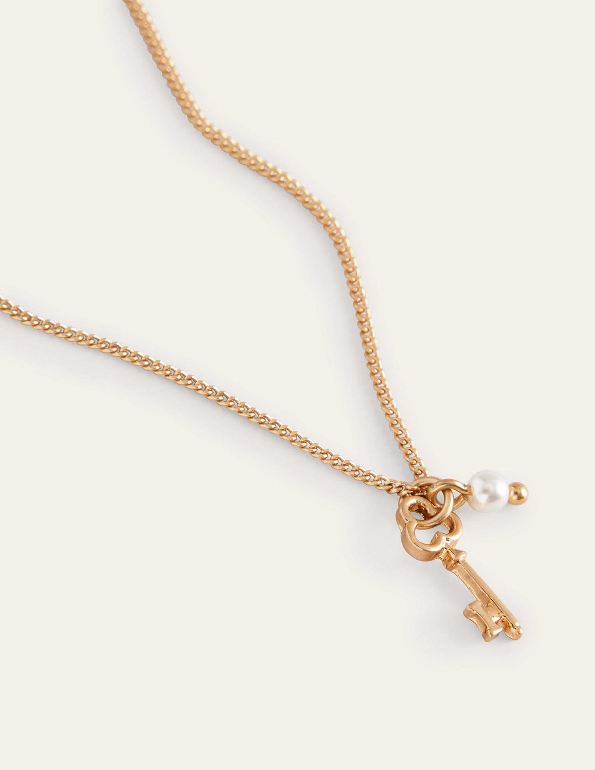 Charm Pendant Necklace-Key - Image 3