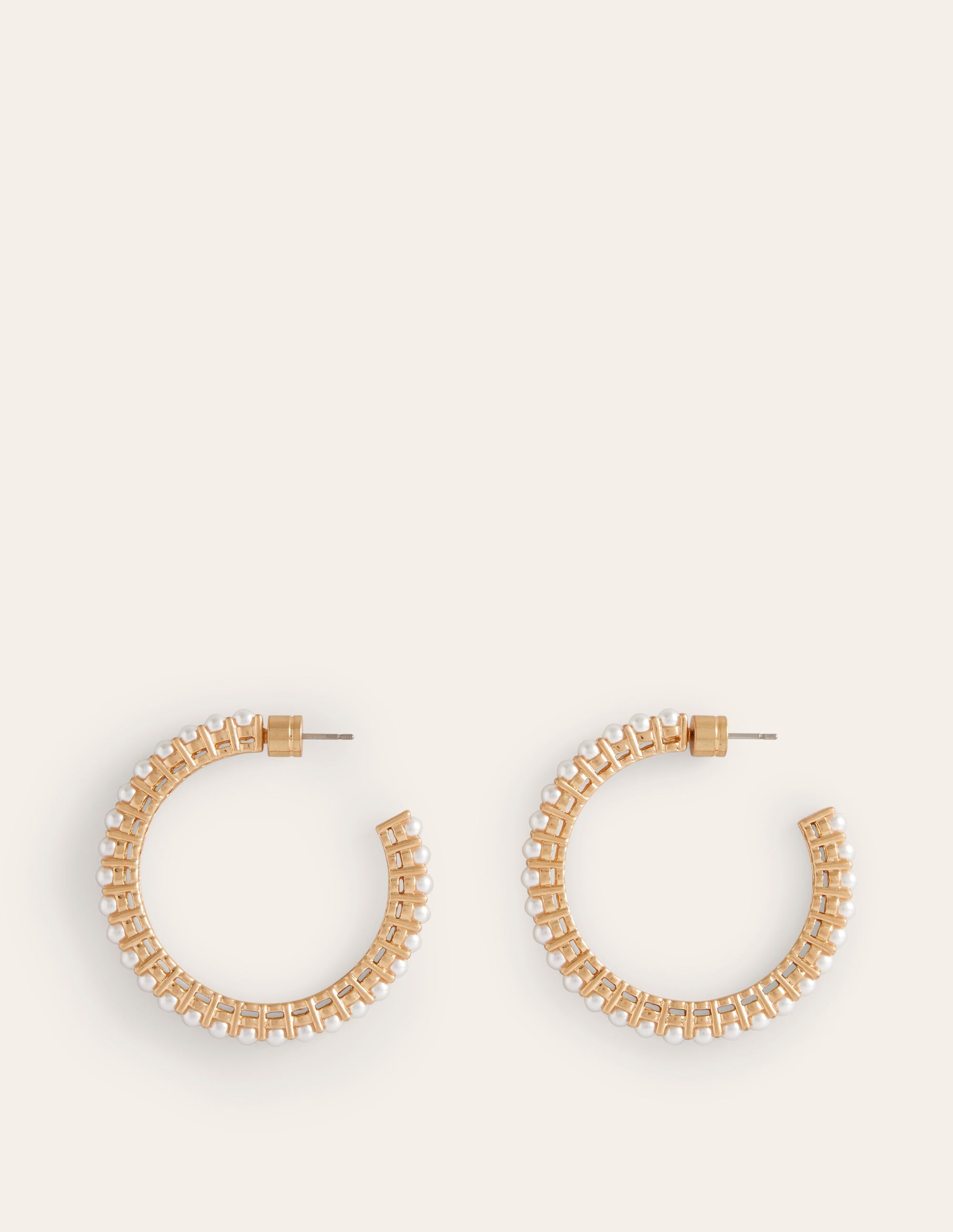 Double Ball Hoops-Pearl - Image 2