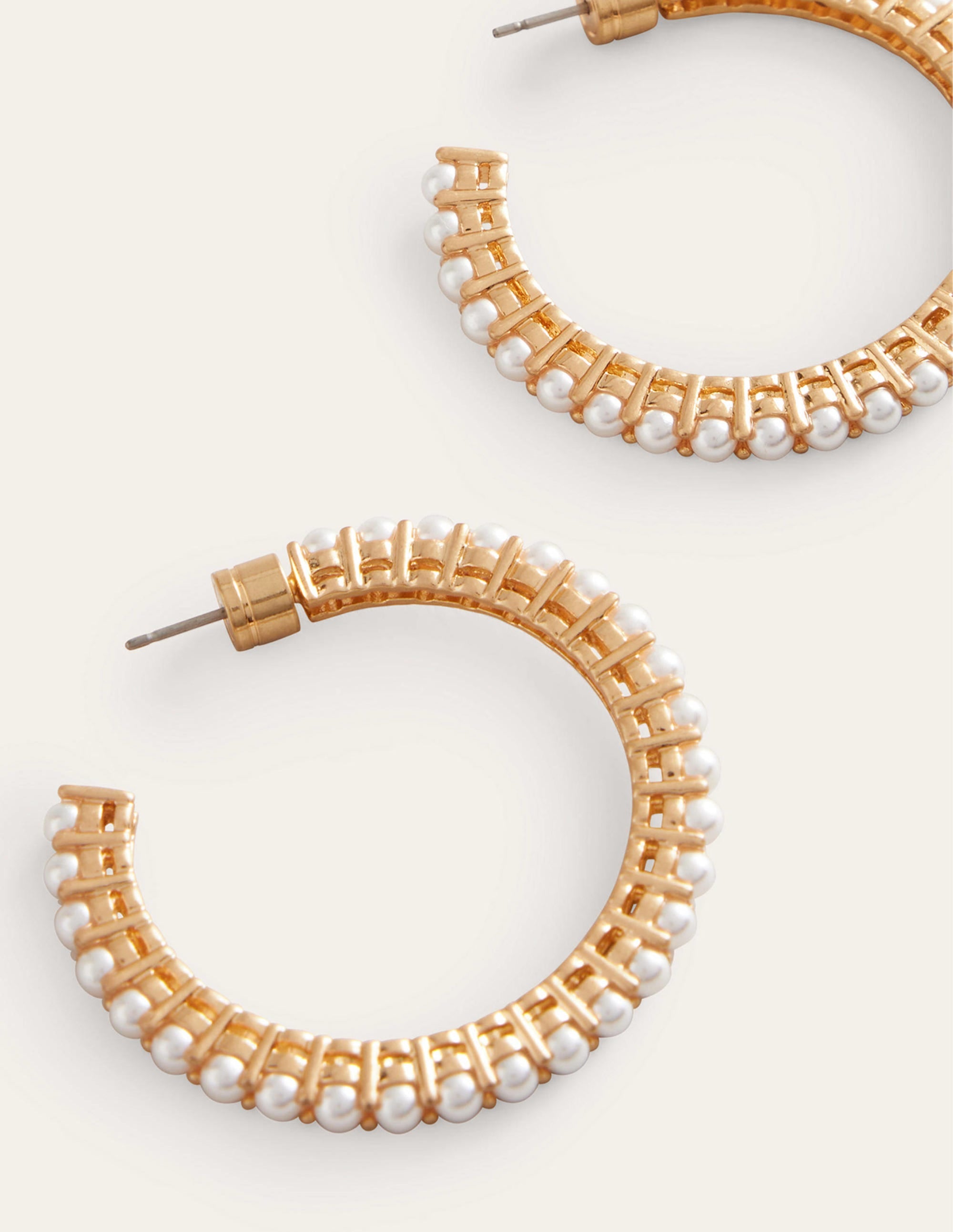 Double Ball Hoops-Pearl - Image 3