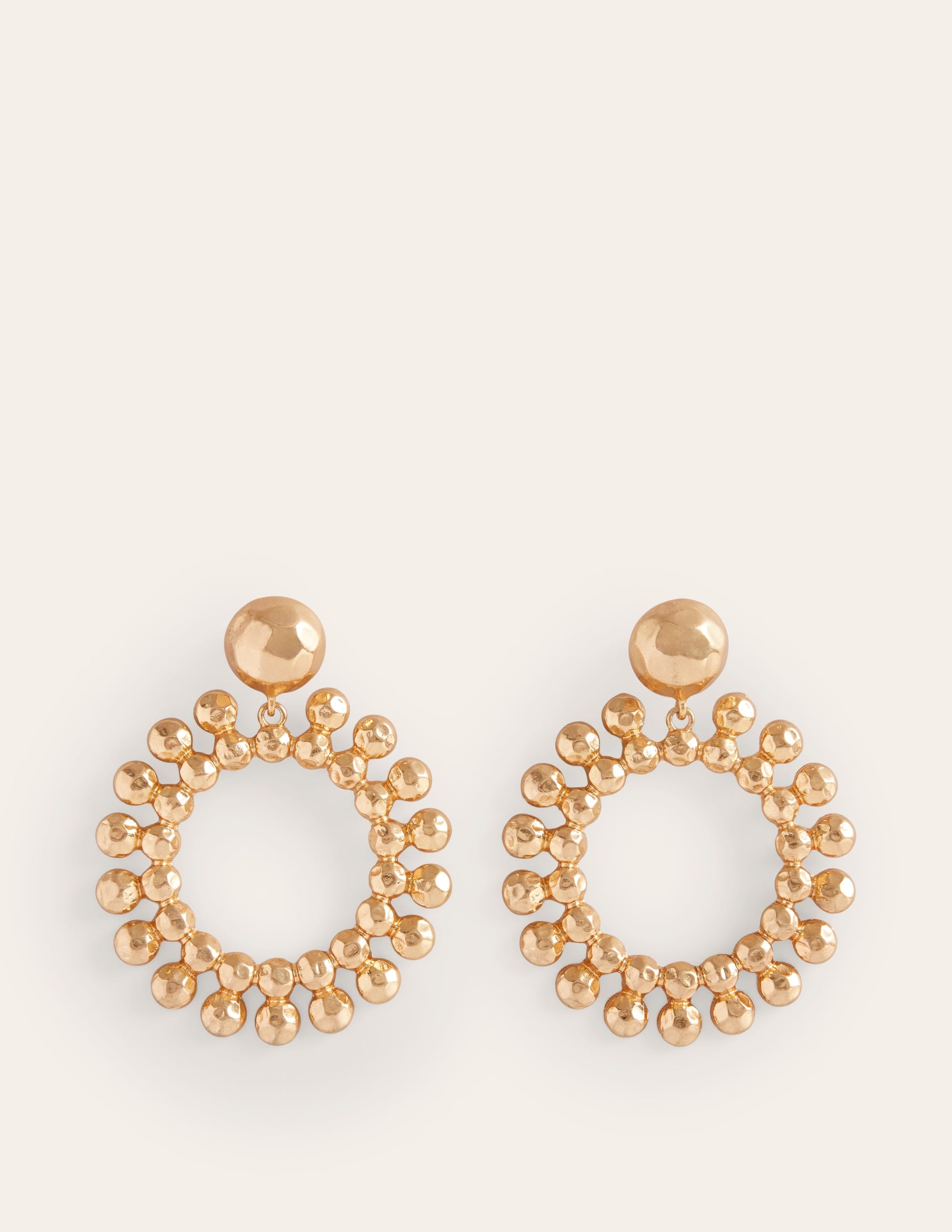 Statement Earrings-Gold - Image 3