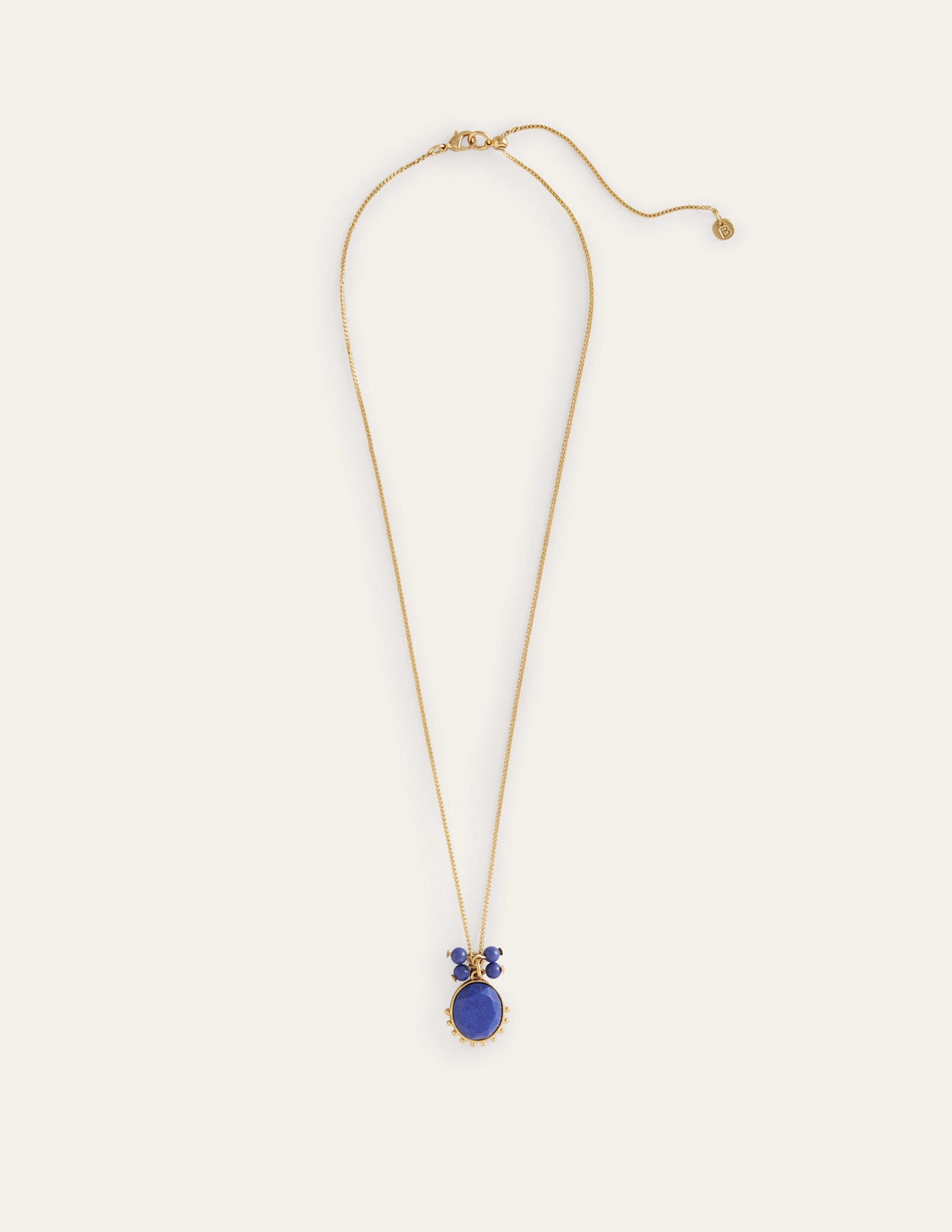 Pendant Necklace-Blue-2