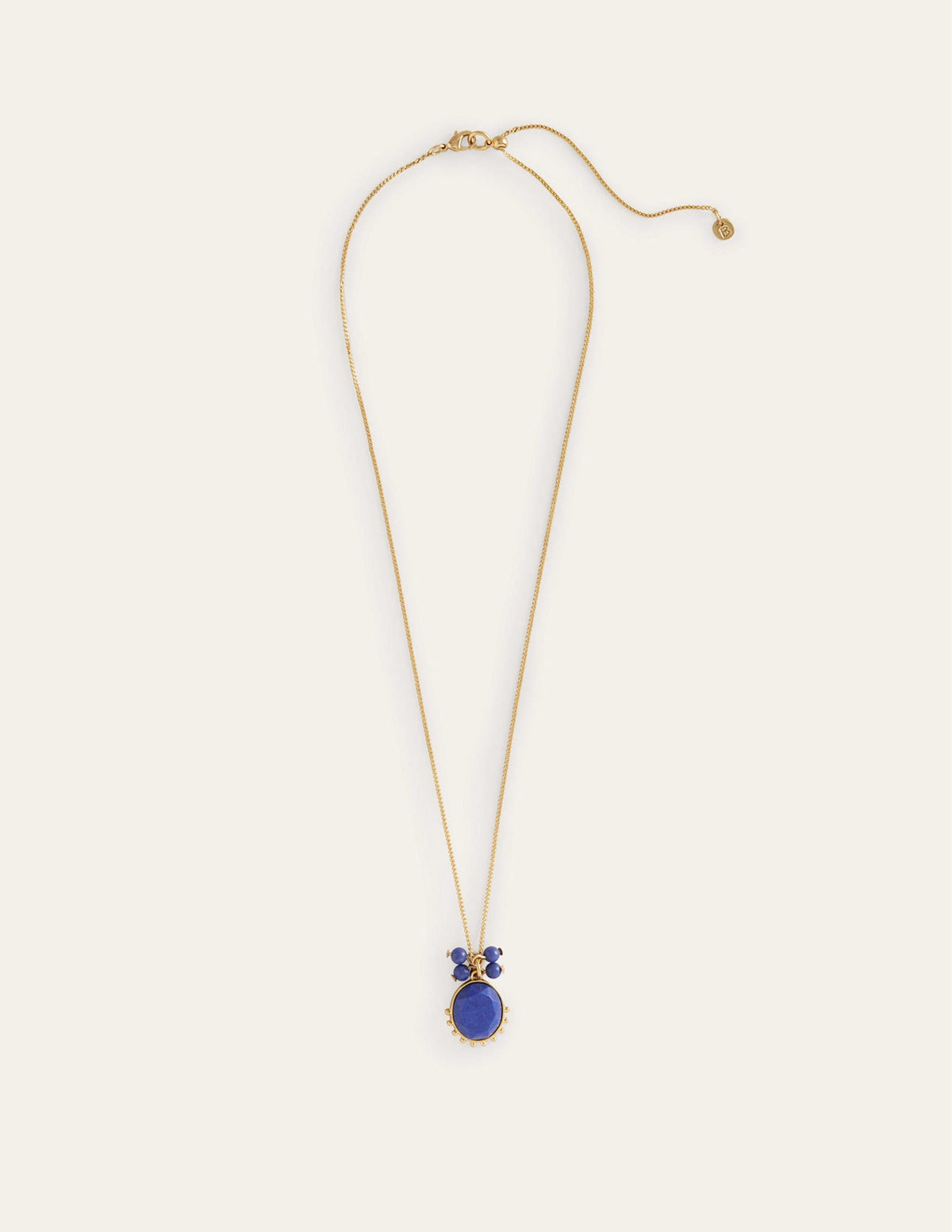 Pendant Necklace-Blue - Image 2
