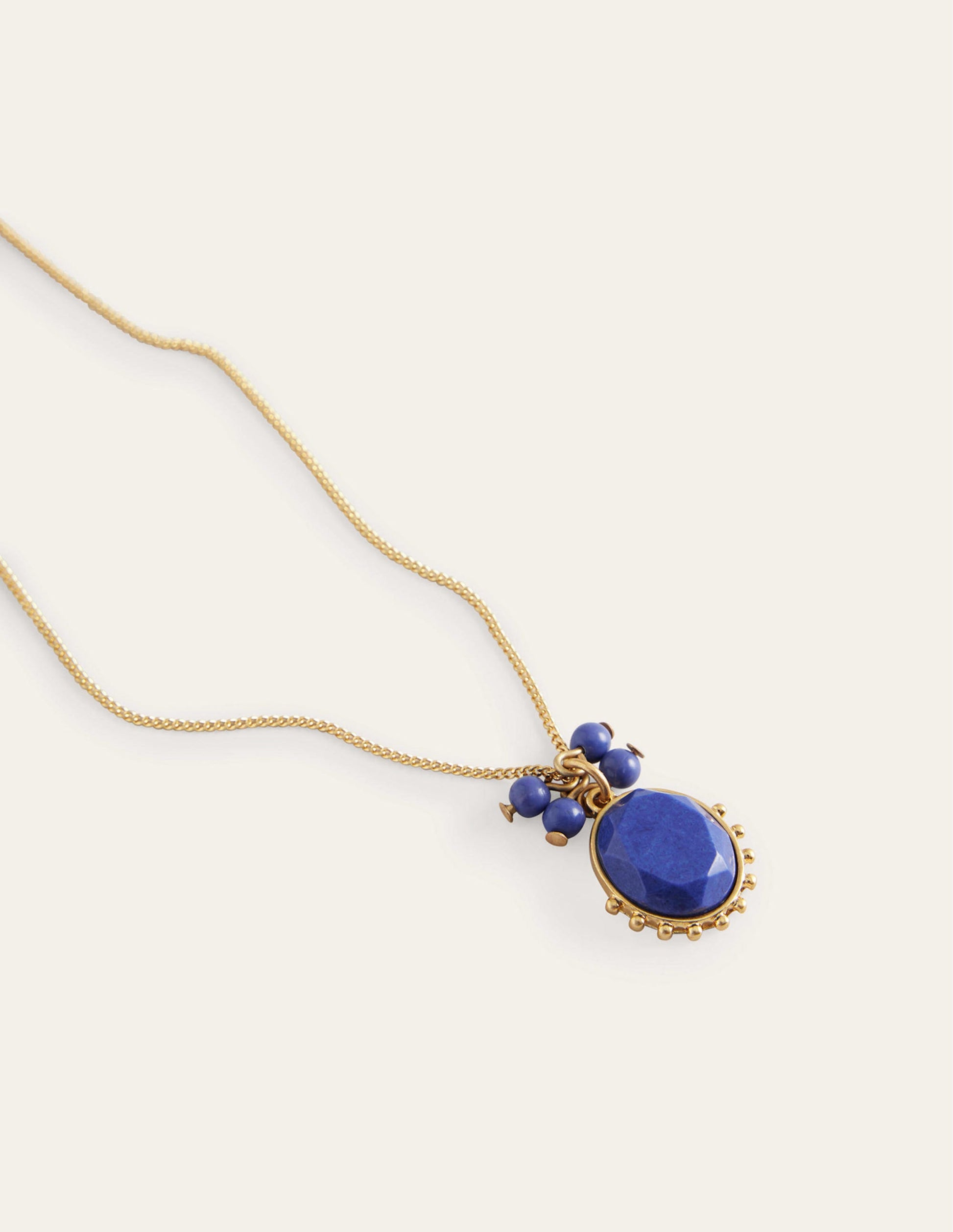 Pendant Necklace-Blue-3