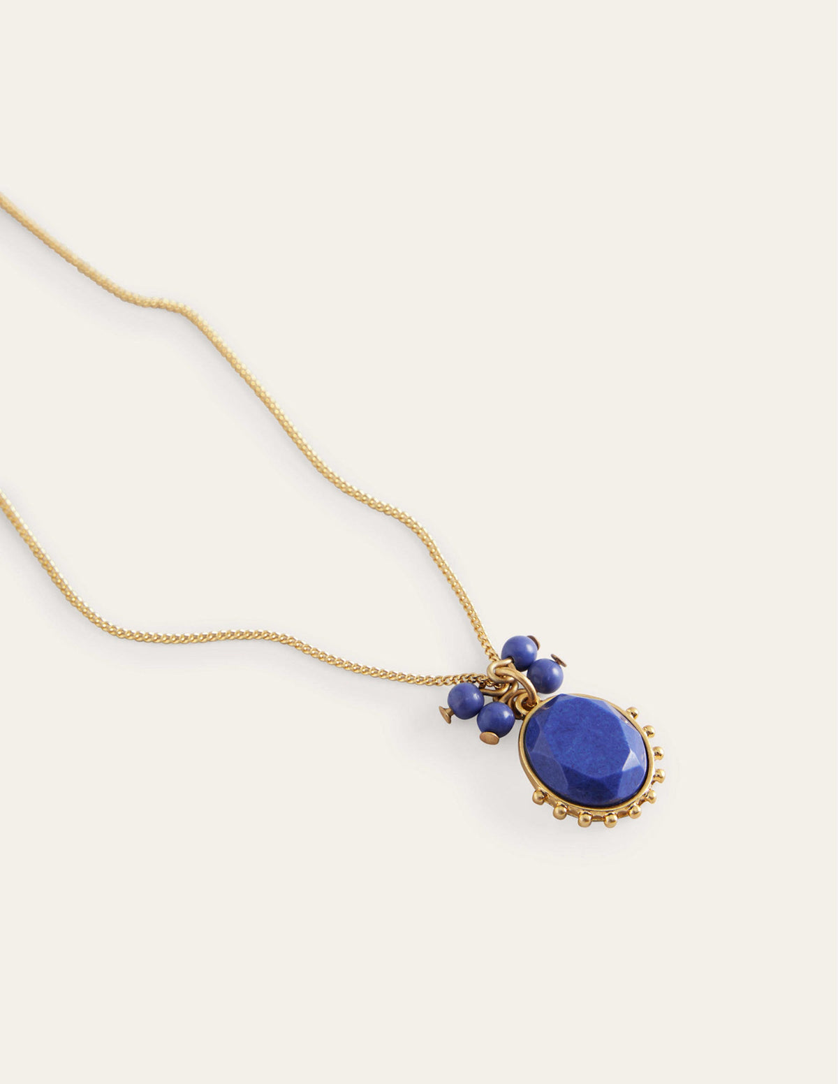 Pendant Necklace-Blue - Image 3