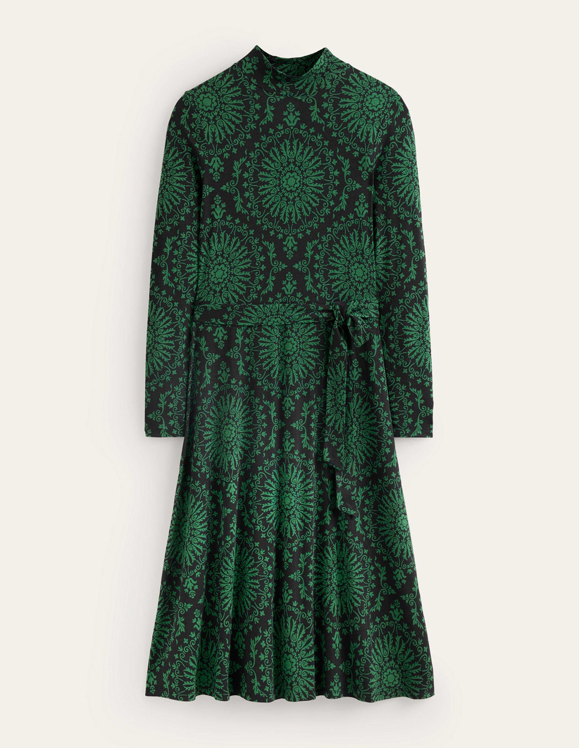 Alberta Jersey Midi Dress-Amazon Green, Artizan Geo-6